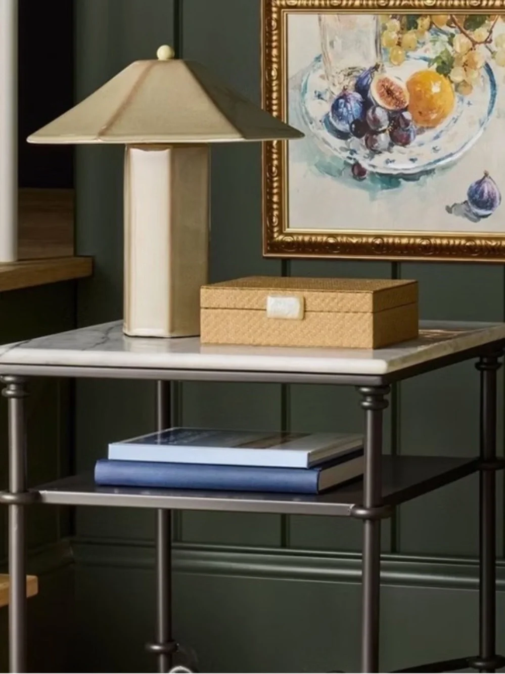 Double Ceramic Table Lamp Neutral Threshold designed with Studio McGee Target